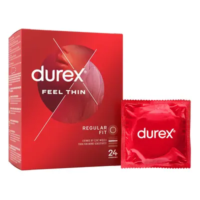 Durex Kondomy Feel Thin Regular Fit 24 ks