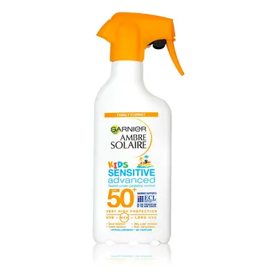 Garnier Dětský ochranný sprej SPF 50+ Kids Sensitive Advanced (Protection Spray) 270 ml