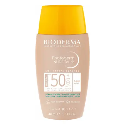 Bioderma Tónovaný ochranný fluid s efektem přirozeného make-upu SPF 50 Photoderm Nude Touch Mine