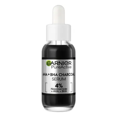 Garnier Sérum proti nedokonalostem pleti AHA + BHA Charcoal (Serum) 30 ml