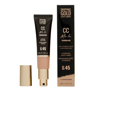 Dripping Gold Lehký hydratační make-up a CC krém SPF 45 Me In (CC Foundation) 32 ml 4.5 Warm Bei