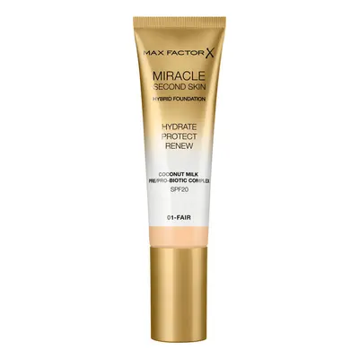 Max Factor Pečující make-up pro přirozený vzhled pleti Miracle Touch Second Skin SPF 20 (Hybrid 