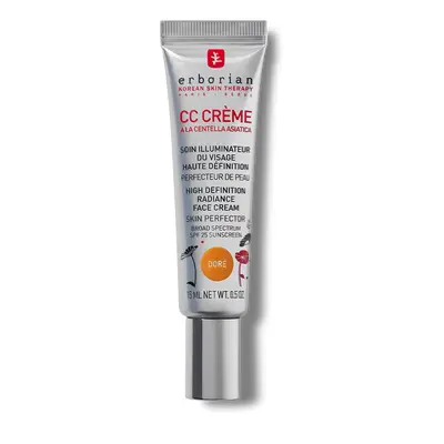 Erborian Rozjasňující CC krém (High Definition Radiance Face Cream) 15 ml Doré