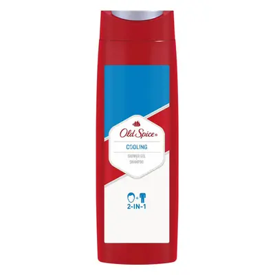 Old Spice Sprchový gel 2 v 1 Cooling (Shower Gel + Shampoo) 400 ml