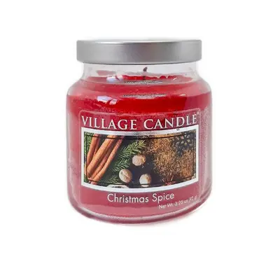 Village Candle Vonná svíčka ve skle Christmas Spice 92 g