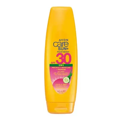 Avon Tělové a pleťové mléko na opalování SPF 30 (Sun Lotion) 150 ml