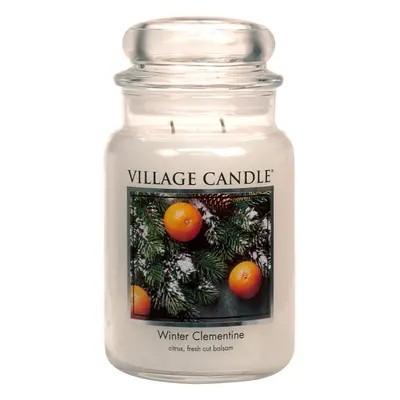 Village Candle Vonná svíčka ve skle Winter Clementine 602 g