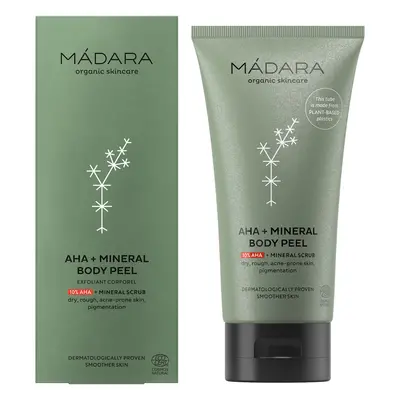 MÁDARA Tělový peeling AHA+ Mineral (Body Peel) 175 ml