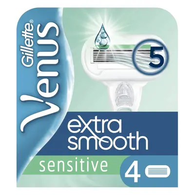 Gillette Náhradní hlavice Venus Extra Smooth Sensitive 4 ks