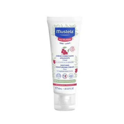 Mustela Dětský zklidňující hydratační krém na obličej (Soothing Moisturizing Cream) 40 ml