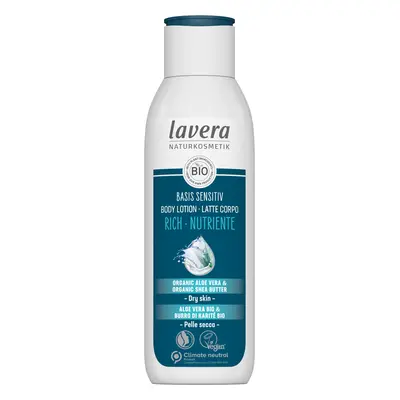 Lavera Extra vyživující tělové mléko Basis Sensitiv (Rich Body Lotion) 250 ml