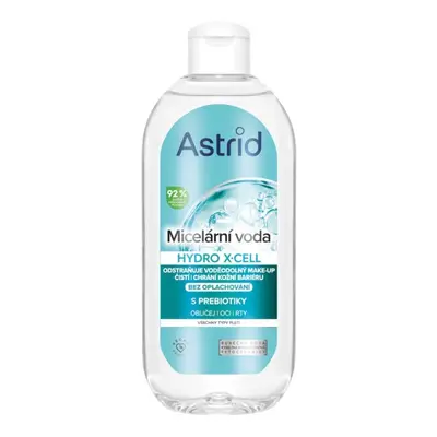 Astrid Micelární voda s prebiotiky pro všechny typy pleti Hydro X-Cell 400 ml