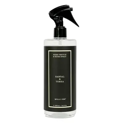 Cereria Mollá Bytový sprej černý Santal & Tonka (Home Textile & Room Spray) 500 ml