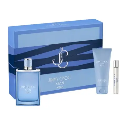 Jimmy Choo Man Aqua - EDT 100 ml + sprchový gel 100 ml + EDT 7,5 ml