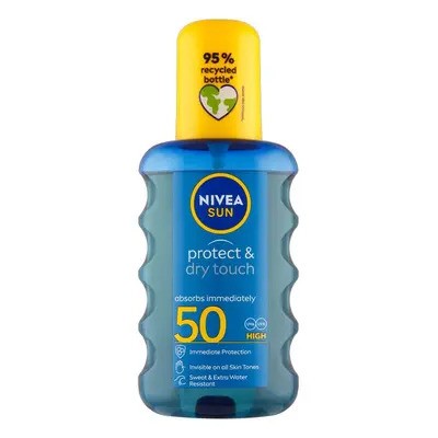 Nivea Neviditelný sprej na opalování SPF 50 Sun Protect & Dry 200 ml