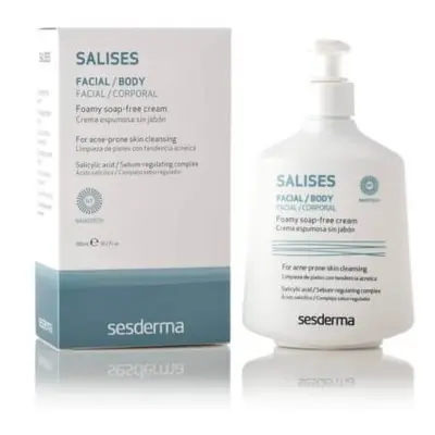 Sesderma Antibakteriální čisticí gel na obličej a tělo Salises (Foamy Soap-Free Cream) 300 ml