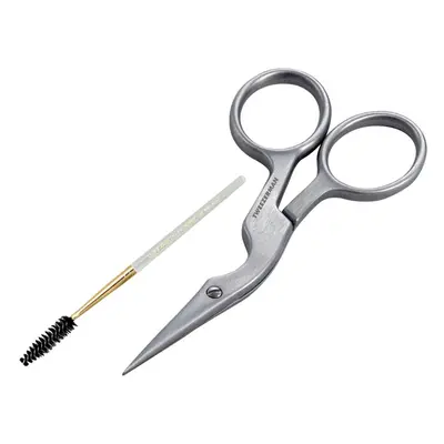 Tweezerman Nůžky a kartáček na obočí Brow Shaping Scissors & Brush Stainless Steel