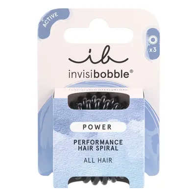 Invisibobble Gumička do vlasů Power True Black 3 ks