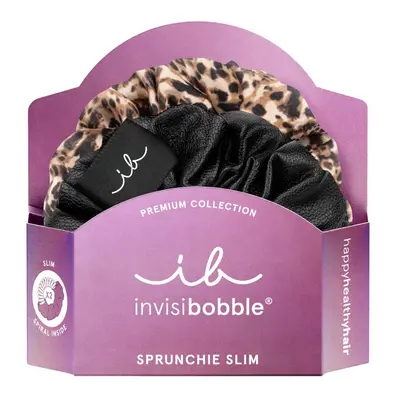 Invisibobble Gumička do vlasů Sprunchie Slim Premium Leo is the New Black 2 ks