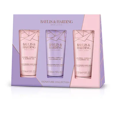 Baylis & Harding Dárková sada krémů na ruce Jojoba & Vanilka 3 x 50 ml