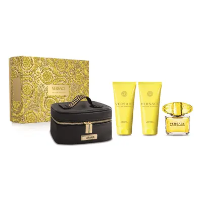 Versace Yellow Diamond - EDT 90 ml + tělové mléko 100 ml + sprchový gel 100 ml + kosmetický kufř