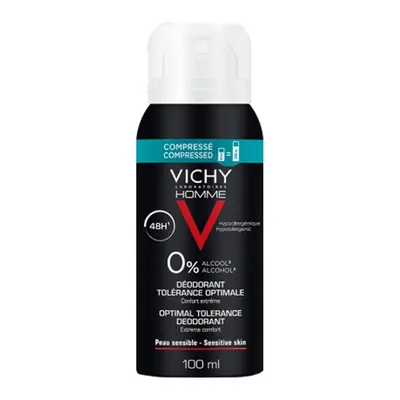 Vichy Deodorant ve spreji Homme (Optimal Tolerance Deodorant) 100 ml