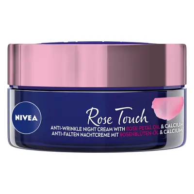 Nivea Noční krém proti vráskám s růžovým olejem Rose Touch (Anti-Wrinkle Night Cream) 50 ml