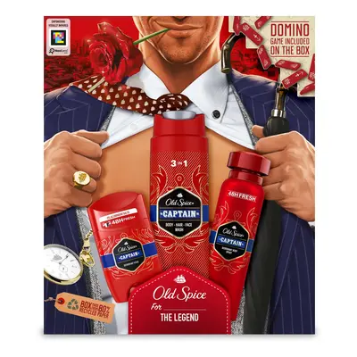 Old Spice Dárková sada péče o tělo Captain Gentleman