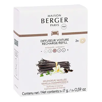 Maison Berger Paris Náhradní náplň do difuzéru do auta Velkolepá vanilka Vanilla Magnificence (C