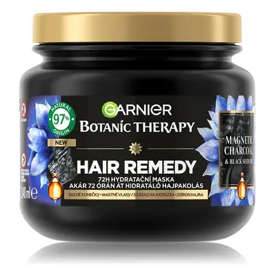 Garnier Hydratační maska pro mastné vlasy a suché konečky vlasů Botanic Therapy Magnetic Charcoa