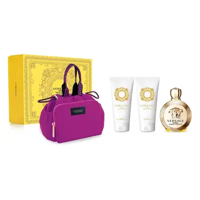 Versace Eros Pour Femme - EDP 100 ml + sprchový gel 100 ml + tělové mléko 100 ml + kosmetická ta