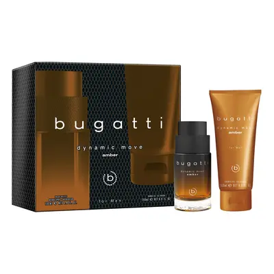 Bugatti Dynamic Move Amber - EDT 100 ml + sprchový gel 200 ml