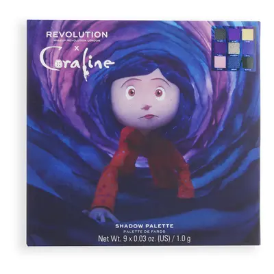 Revolution Paletka očních stínů X Coraline The Secret Door (Palette) 9 g