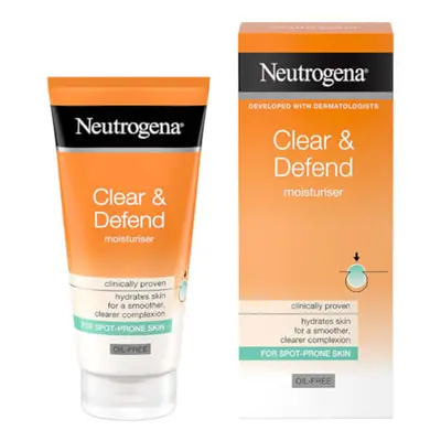 Neutrogena Hydratační krém bez obsahu oleje s kyselinou salicylovou Clear & Defend (Oil-Free Moi