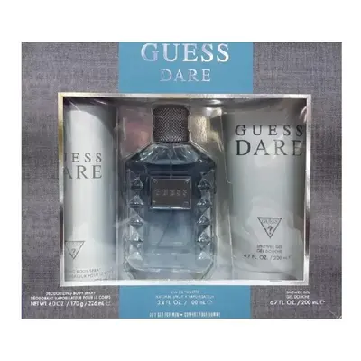 Guess Dare For Men - EDT 100 ml + sprchový gel 200 ml + deodorant ve spreji 226 ml