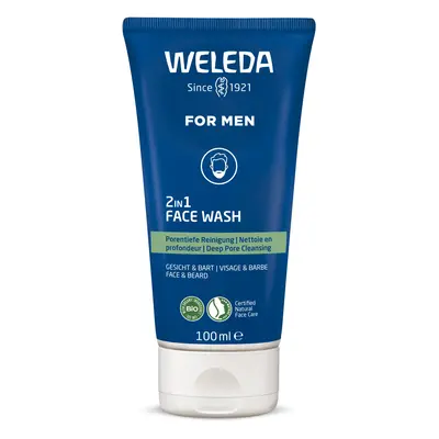 Weleda Čisticí gel na obličej a vousy (2in1 Face Wash) 100 ml