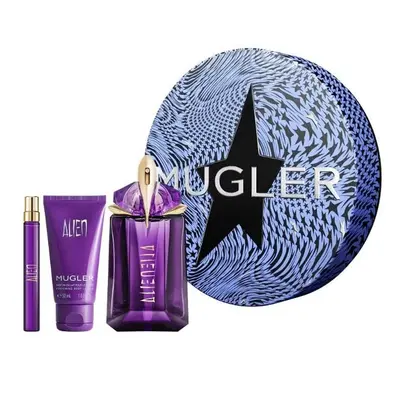 Thierry Mugler Alien - EDP 60 ml (plnitelná) + EDP 10 ml (plnitelná) + tělové mléko 50 ml