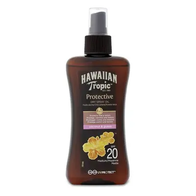 Hawaiian Tropic Suchý olej na opalování s rozprašovačem SPF 20 Protective (Dry Spray Oil) 200 ml