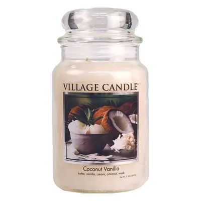 Village Candle Vonná svíčka ve skle Coconut Vanilla 602 g