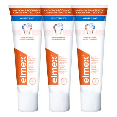 Elmex Bělicí zubní pasta Caries Protection Whitening 3 x 75 ml