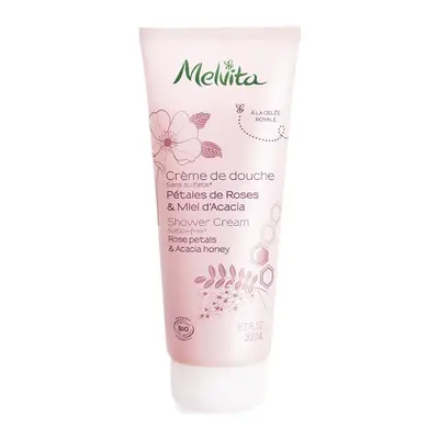 Melvita Sprchový krém s květinovou vůní Rose Petals & Acacia Honey (Shower Cream) 200 ml