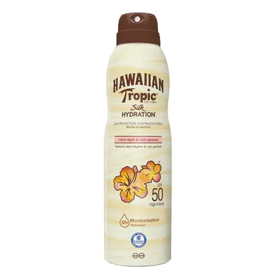 Hawaiian Tropic Sprej na opalování Silk Hydration Spray SPF 50 (Sun Protection Continuous Spray)