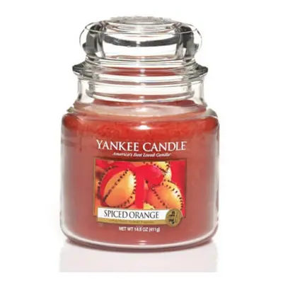 Yankee Candle Aromatická svíčka Classic střední Spiced Orange 411 g