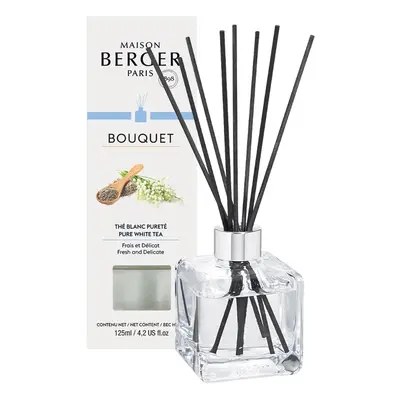 Maison Berger Paris Aroma difuzér Cube Čistý bílý čaj Pure White Tea 125 ml