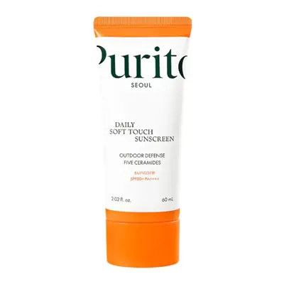 PURITO Opalovací krém na obličej SPF 50+ (Daily Soft Touch Sunscreen) 60 ml