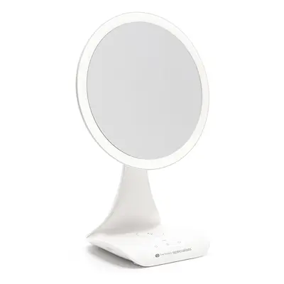 Rio-Beauty Kosmetické zrcátko Rechargeable X5 Magnification Mirror with Built-In Charging Statio