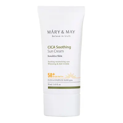 MARY & MAY Pleťový opalovací krém SPF 50+ CICA Soothing (Sun Cream) 50 ml