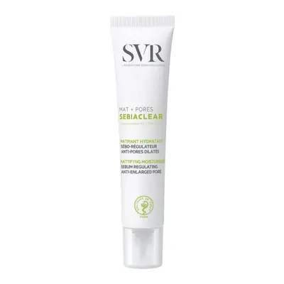 SVR Matující péče pro snížení mazu Sebiaclear Mat+Pores (Mattifying Moisturiser) 40 ml