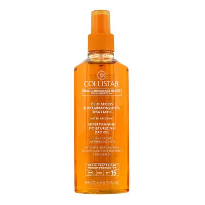 Collistar Olej na opalování SPF 15 (Supertanning Moisturizing Dry Oil) 200 ml