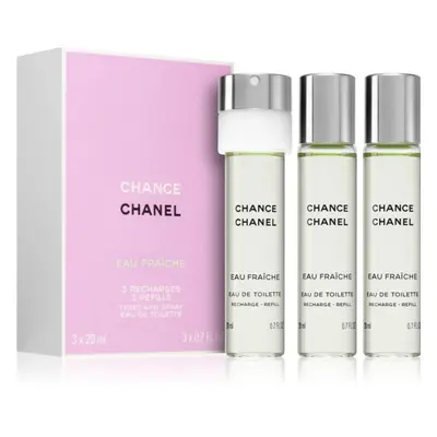 Chanel Chance Eau Fraiche - EDT náplň (3 x 20 ml) 60 ml